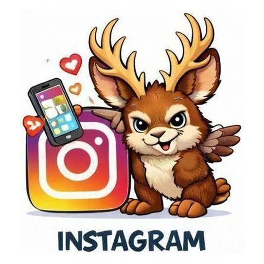 Instagram Maskottchen